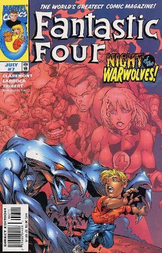 ארבעה פנטסטיים 7 VF; ספר קומיקס מארוול | כריס קלרמונט